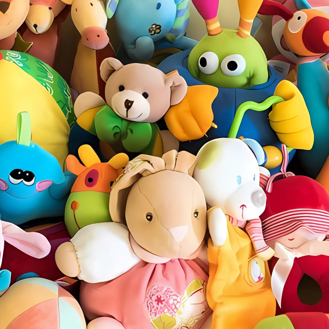 1 Kg Mixed Surprise Soft Toys (4 to 6 Dolls - Random Design)