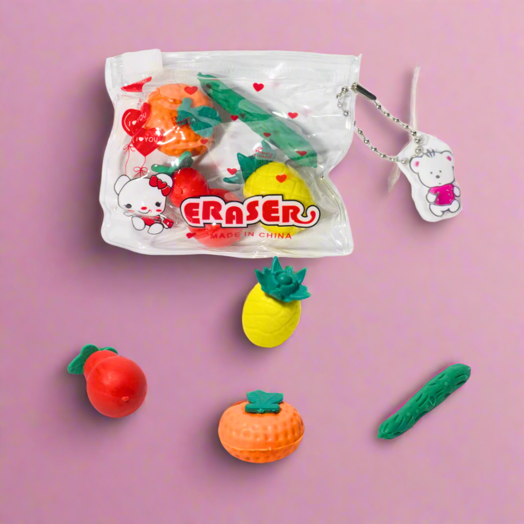 Kidsbestie- Vegetable/ fruit eraser for kids