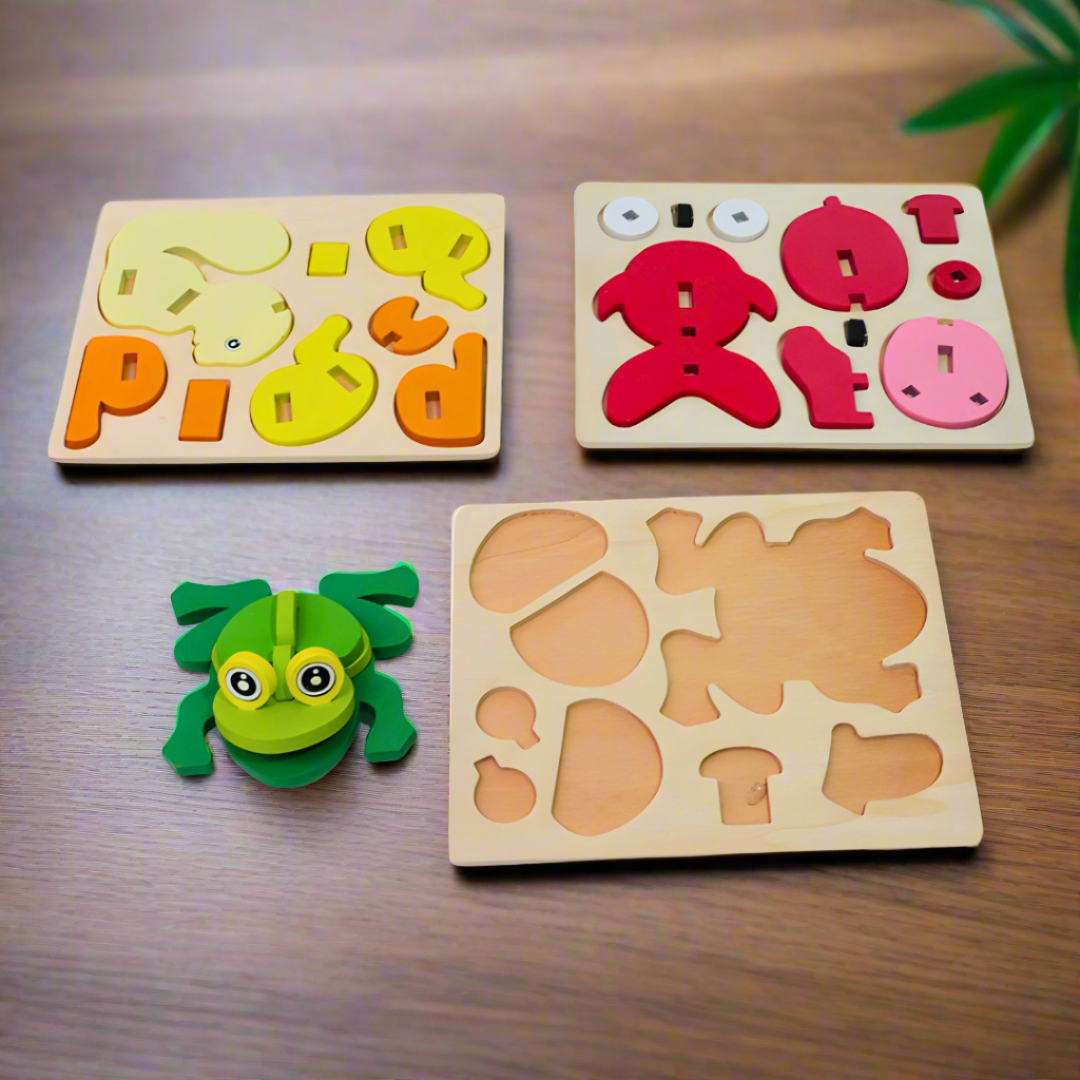 Kidsbestie-Wooden 3D Puzzle for Kids-1