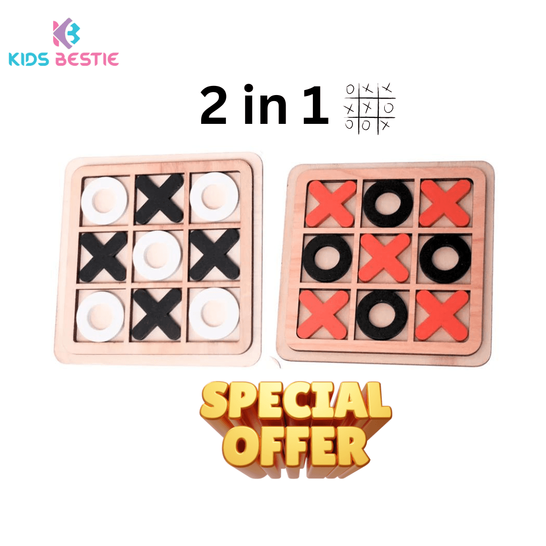 Combo of 2-XOX Tic Tac Toe -Random colours will be send) - Kids Bestie