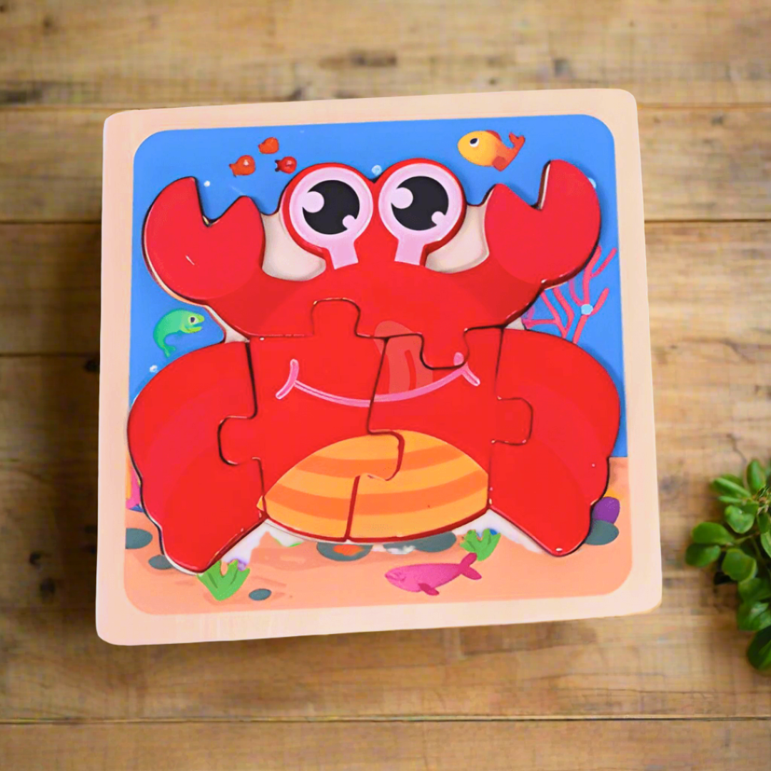Crab Puzzle for Kids Age 3 - Kids Bestie