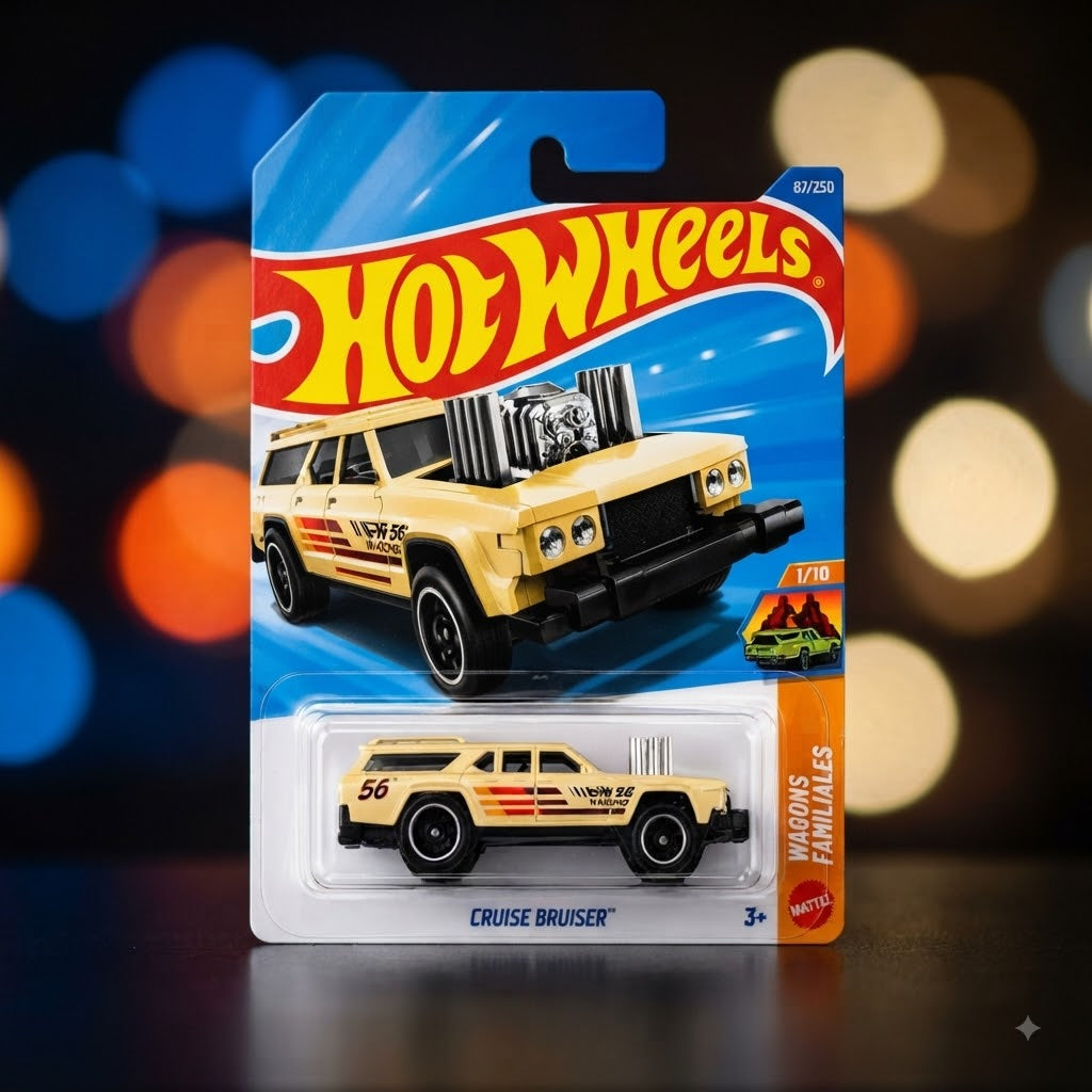 Hot Wheels Cruise Bruiser (Wagons 1/10) – Diecast Toy Car