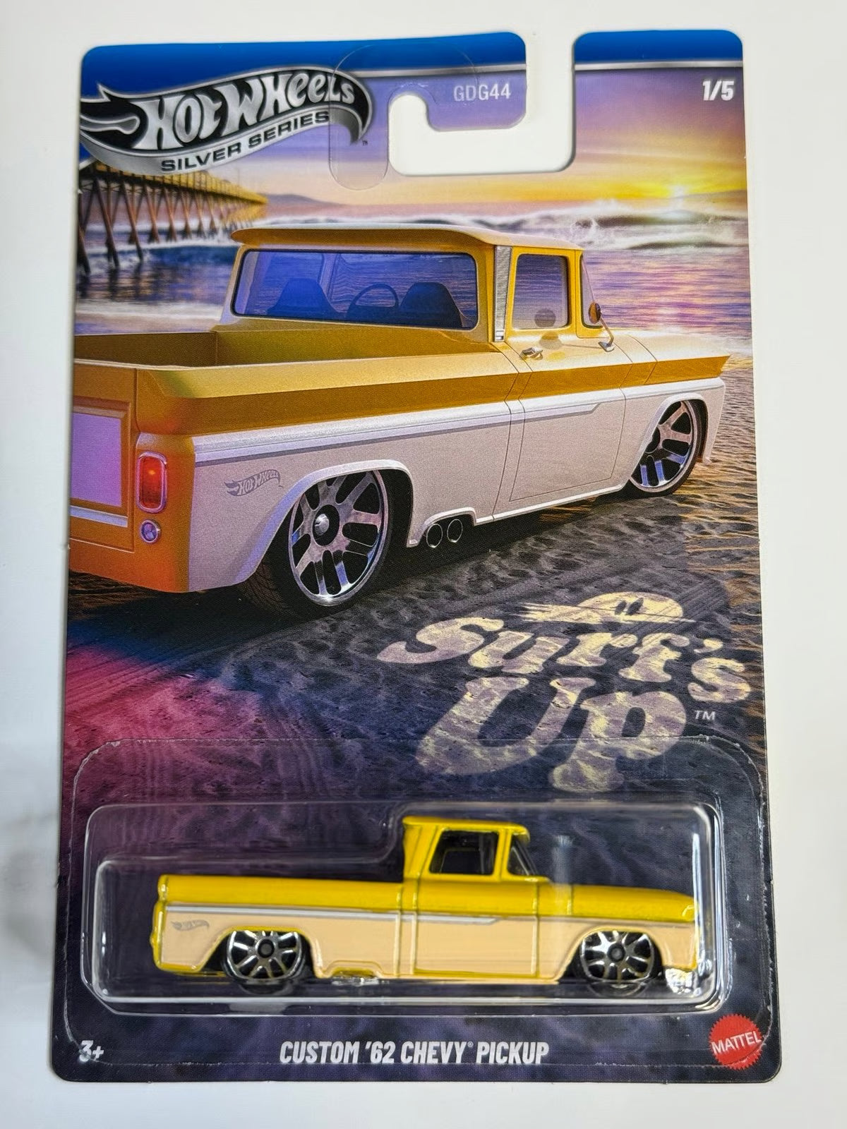 Hot Wheels Custom ’62 Chevy Pickup 🛻 | Silver Series Premium Die-Cast | KidsBestie
