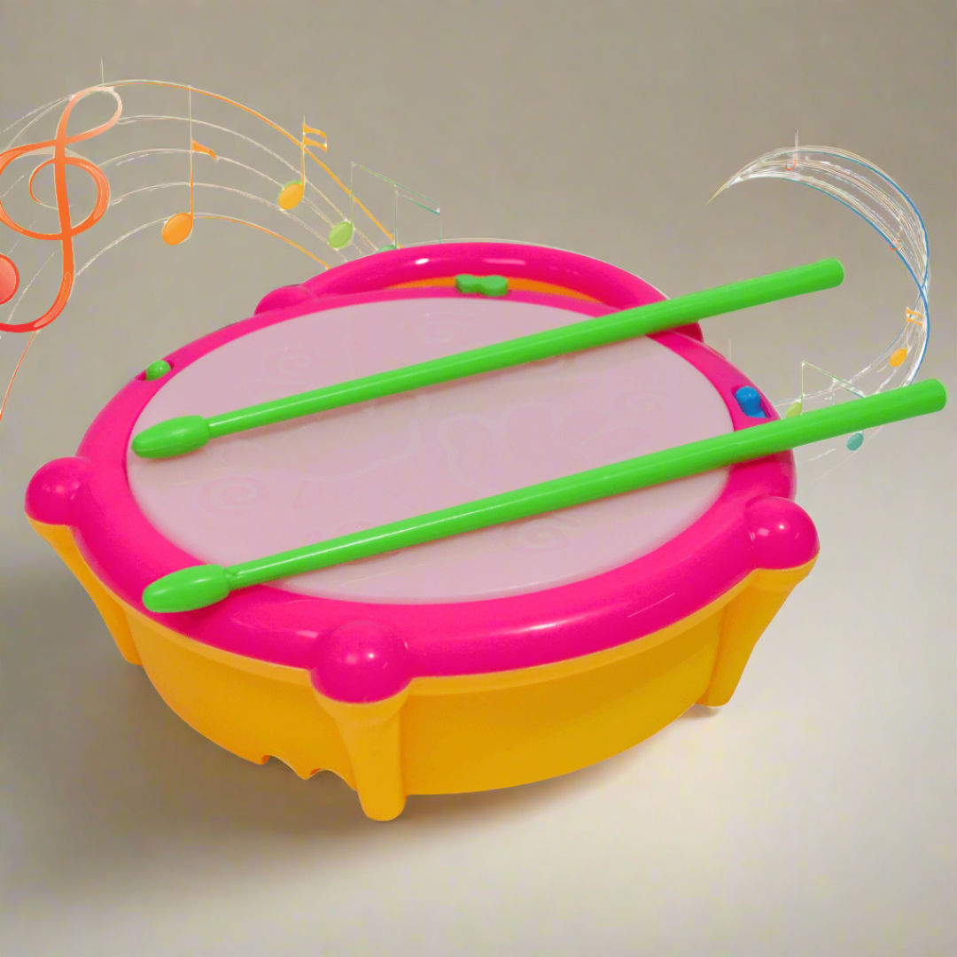 Musical Flash Drum with 3D Lights for Babies - Kids Bestie