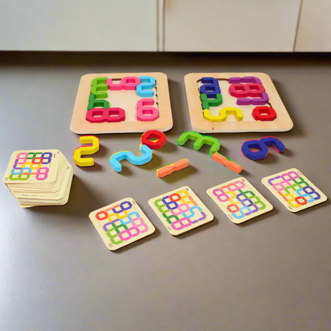 Numerals Blocks, face to face game for Kids Age 3+ - Kids Bestie