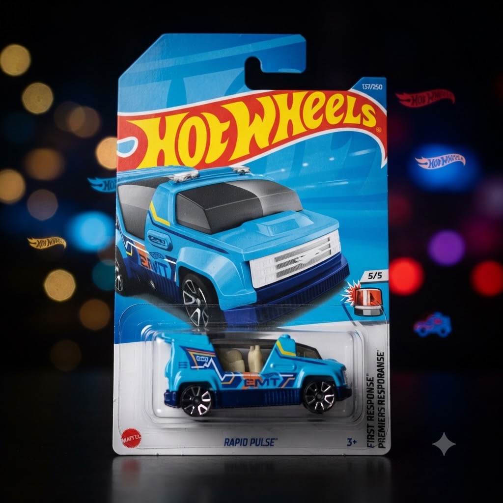 Hot Wheels "Rapid Pulse" Die-Cast Emergency Vehicle (First Response Series)
