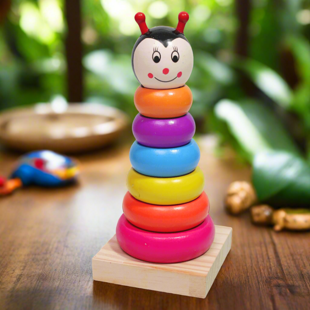 Seven Colour Frog Tower for Kids - Kids Bestie