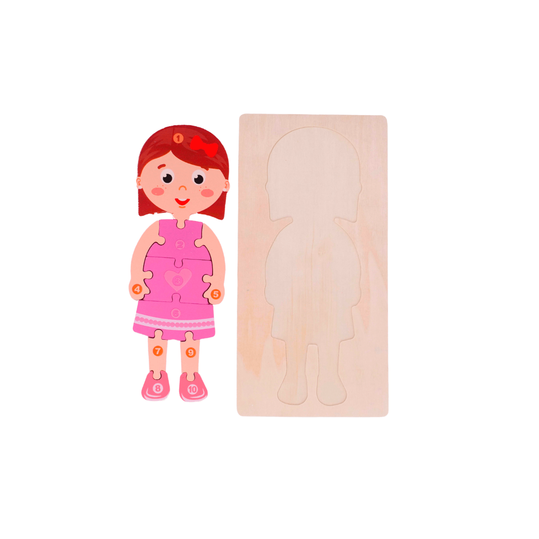 1 Wooden Puzzle for Kids(Random design will be send) - Kids Bestie