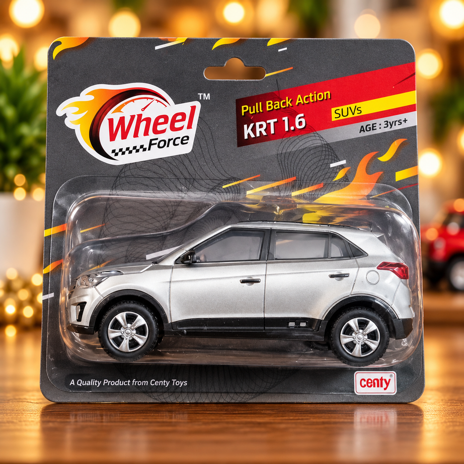 Indian brand centy toys and is designed to resemble the real life HYUNDAI CRETA SUV