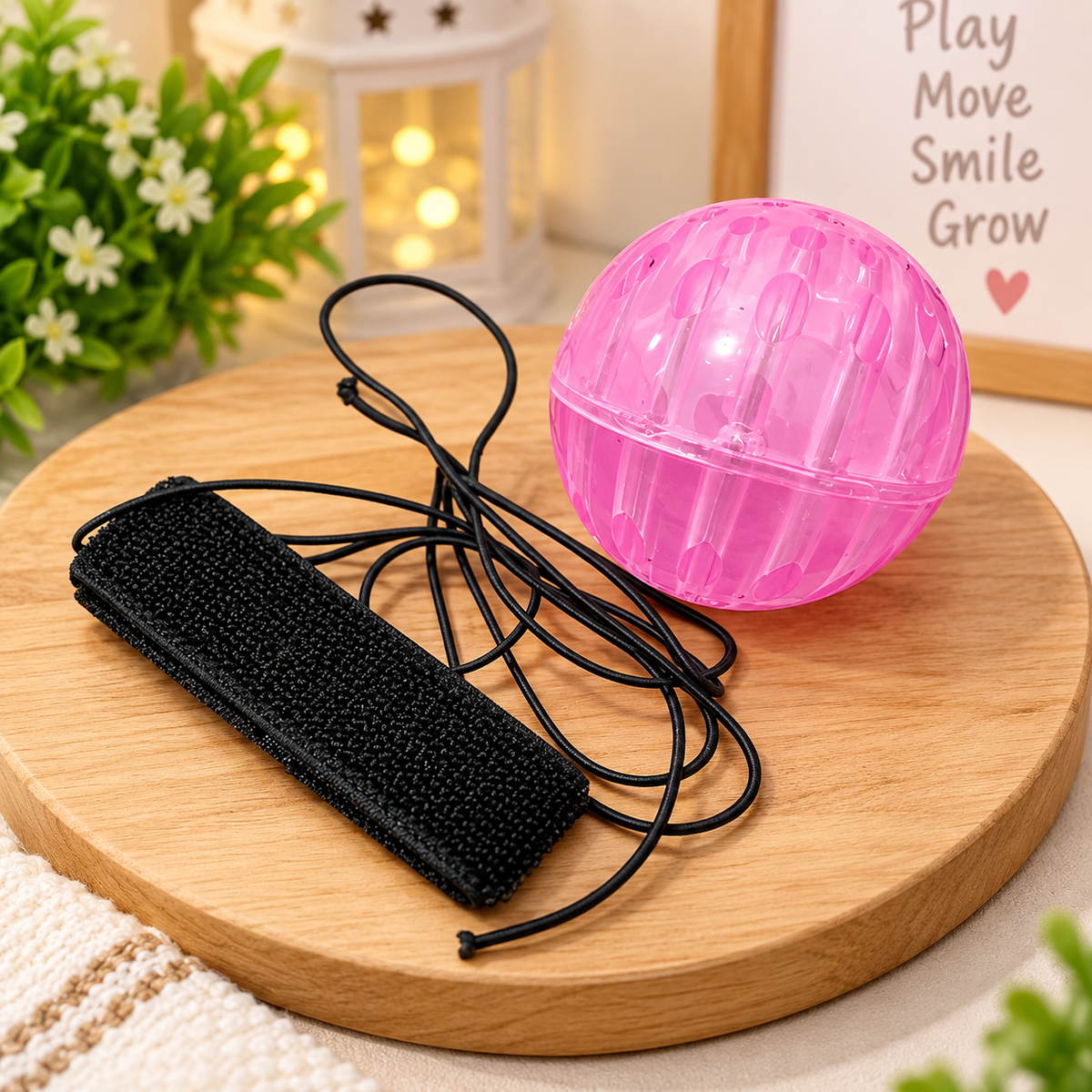 Wrist Return Bouncy Ball Toy – Fun Rebound Action Play for Kids 🎾✨