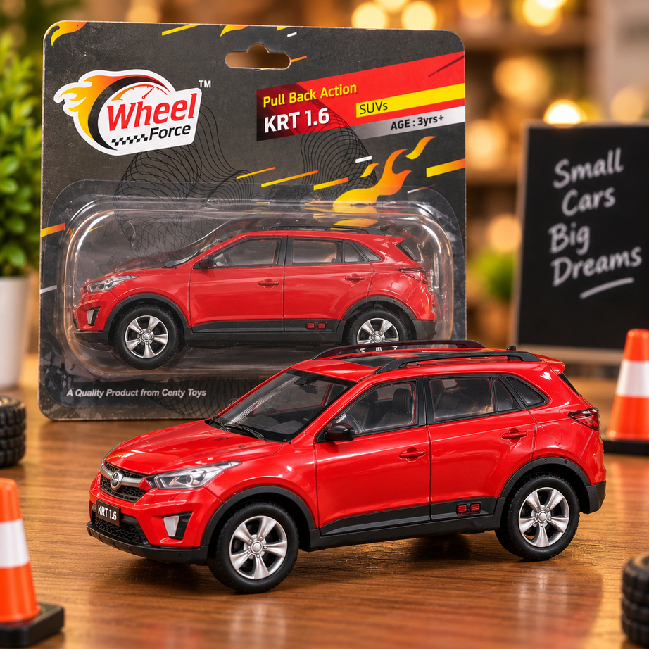 Wheel Force KRT 1.6 Red SUV Pull Back Toy Car for Kids – Centy Toys