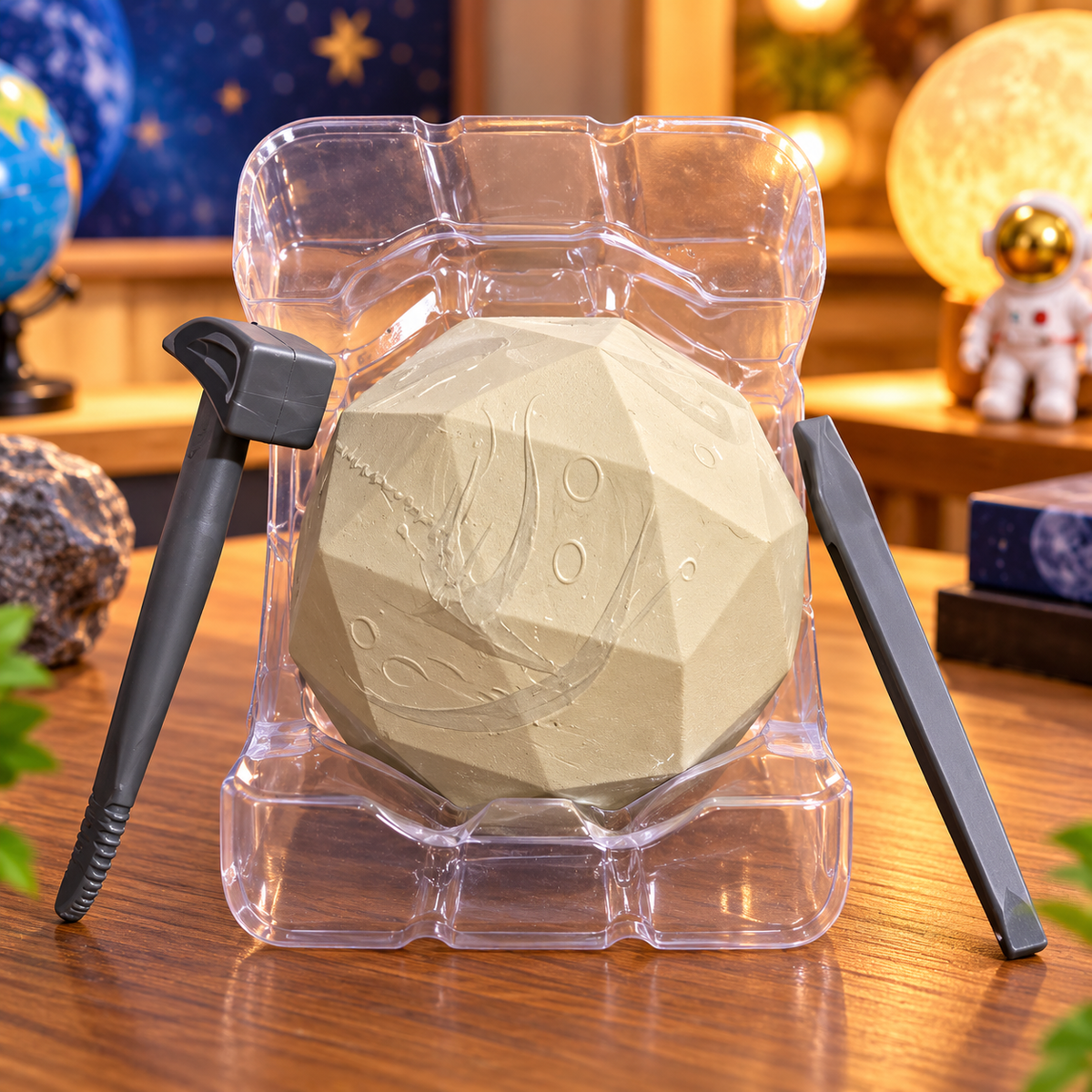 Dig Treasure Diamond Excavation Kit for Kids – DIY Gemstone Mining &amp; Discovery Educational STEM Science Toy with Digging Tools