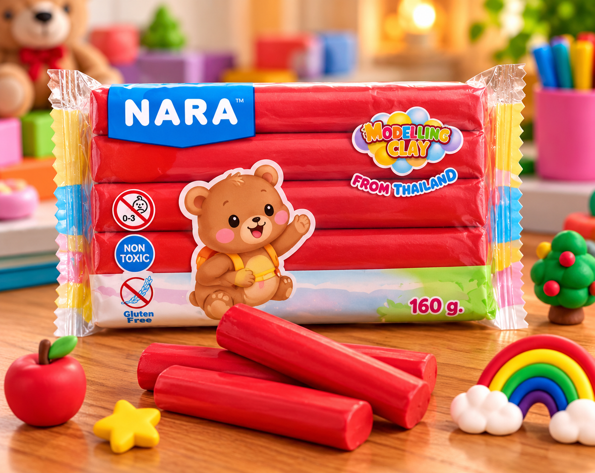 NARA Modeling Clay 160g – Non-Toxic, Gluten-Free Creative Art &  Craft Clay for Kids | Assorted Colours