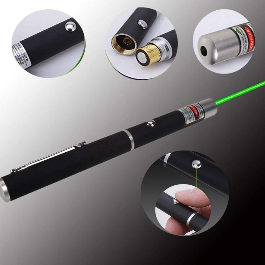 Powerful Green Laser Pointer – Battery Powered | KidsBestie