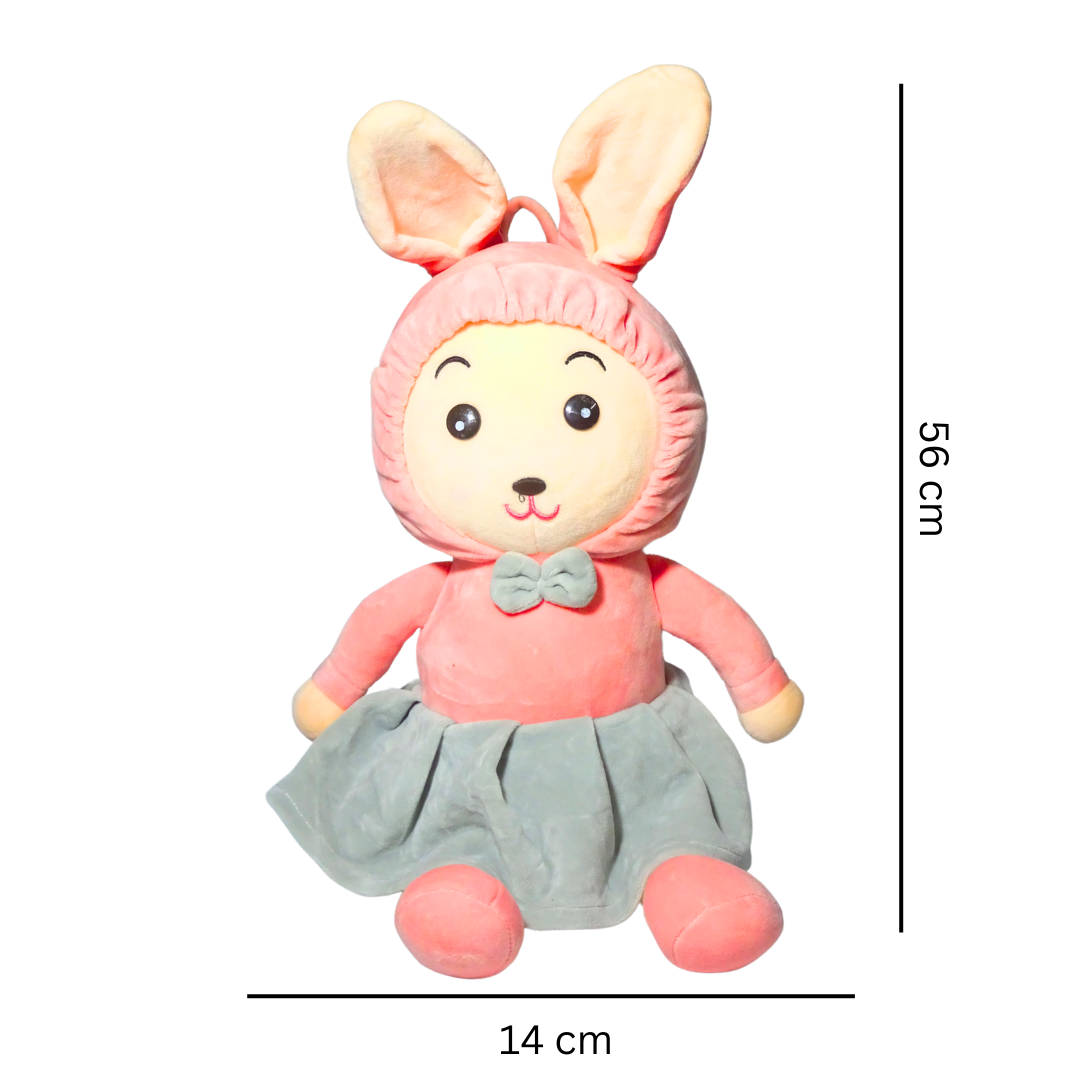Girl Bunny Soft Toy – Ultra-Soft & Huggable Plush Rabbit for Kids