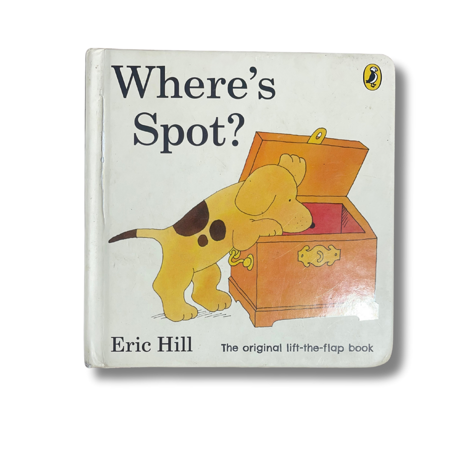 Where's Spot The Original Lift -the-flap book  Preloved Edition  KIDS BESTIE | KB2507