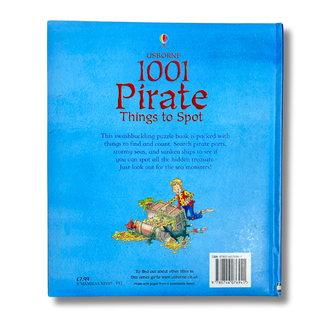 Usborne 1001 Pirate Things to Spot – Preloved Edition | KidsBestie | KB2961