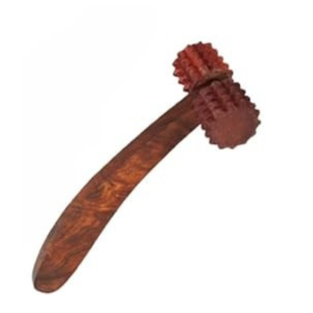 Wooden Spike Roller Massager