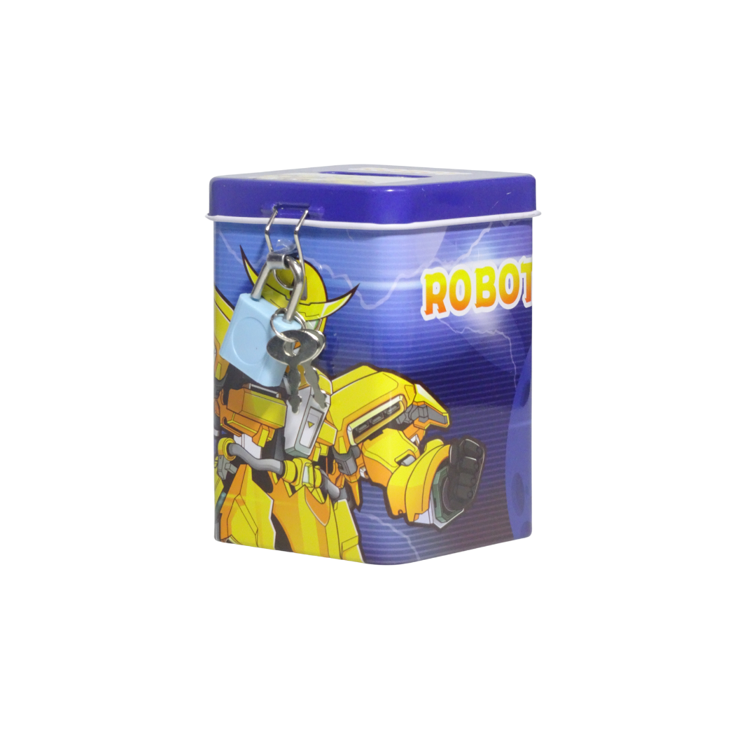 Small Metal Money Bank with Lock & Key for Kids | KidsBestie