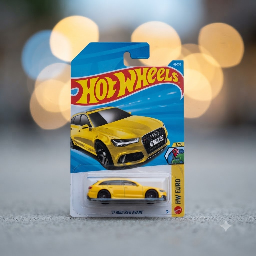 1+1 Hot Wheels Combo HW Euro & Dream Garage Die-Cast Collection ('17 Audi RS 6 Avant & La Liebre)