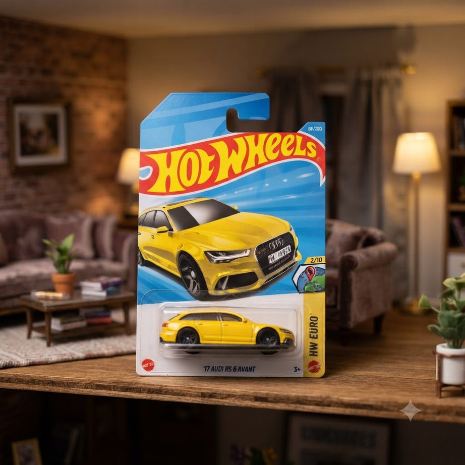 1+1 Hot Wheels Combo HW Euro & Dream Garage Die-Cast Collection ('17 Audi RS 6 Avant & La Liebre)