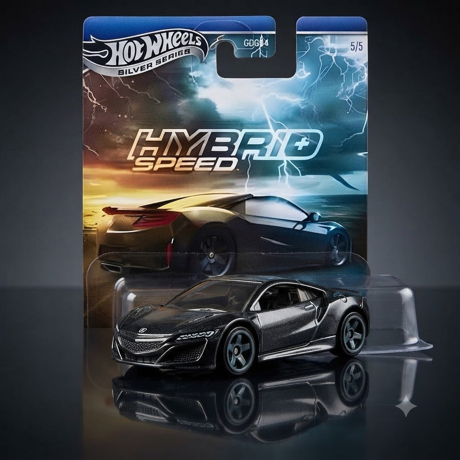 Hot Wheels Silver Series: Hybrid Speed - '17 Acura NSX (Edition 5/5)-Imported