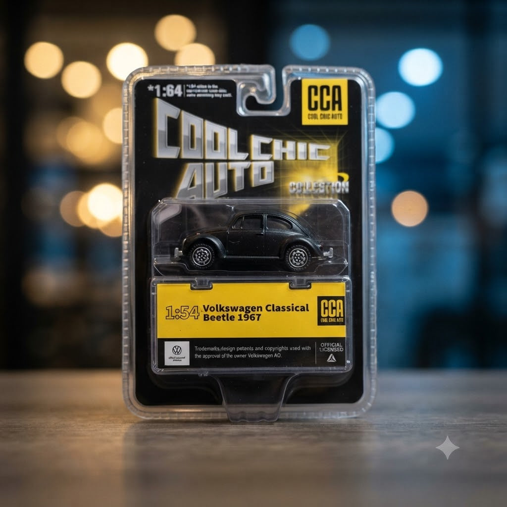 Cool Chic Auto (CCA) 1:54 Volkswagen Classical Beetle 1967 Die-Cast Model Car - Collector's Edition