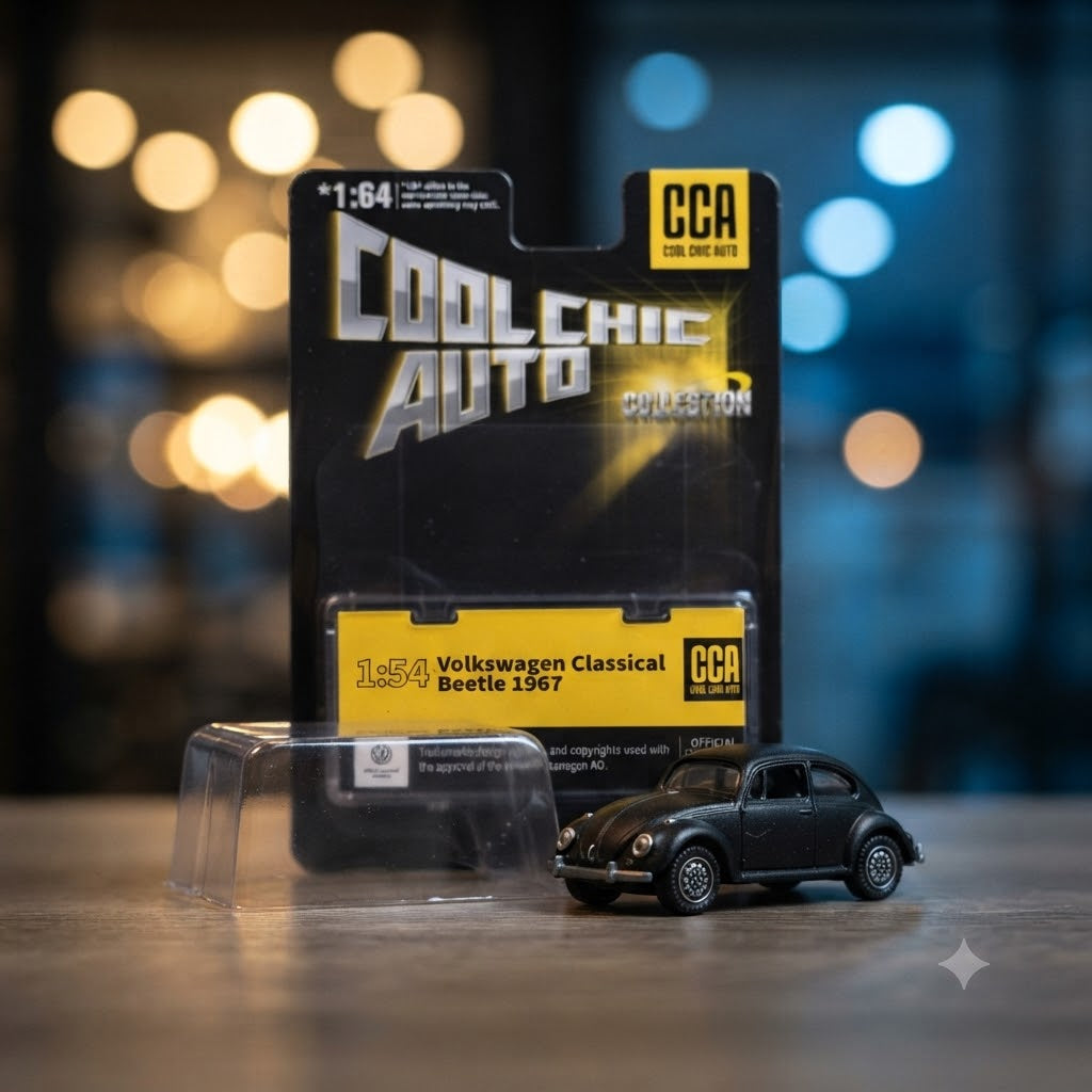 Cool Chic Auto (CCA) 1:54 Volkswagen Classical Beetle 1967 Die-Cast Model Car - Collector's Edition