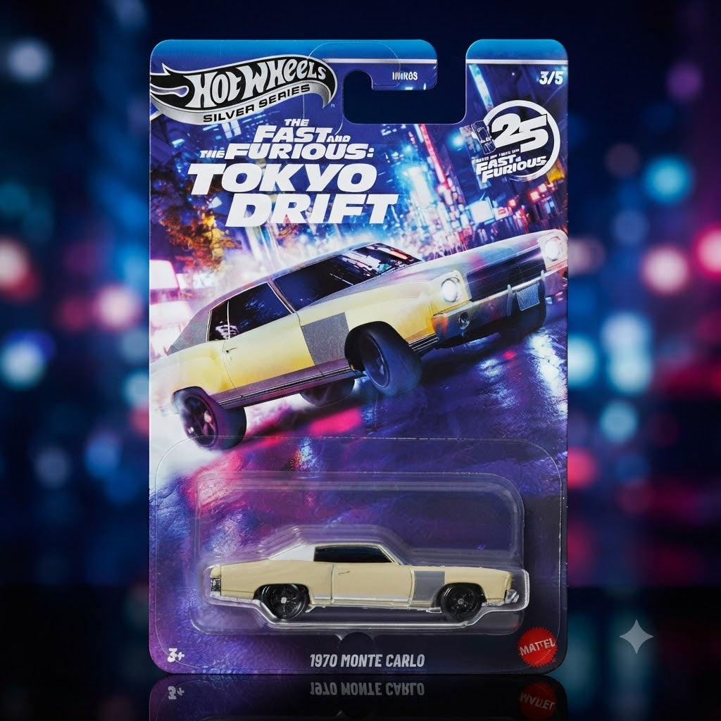 Hot Wheels Silver Series: The Fast and the Furious: Tokyo Drift - 1970 Monte Carlo