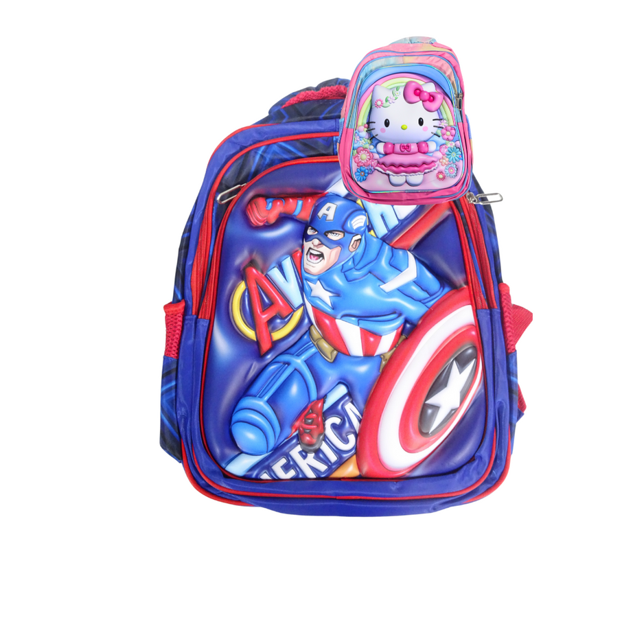 School Bag for Kids Age 7– KidsBestie(Random Designs)