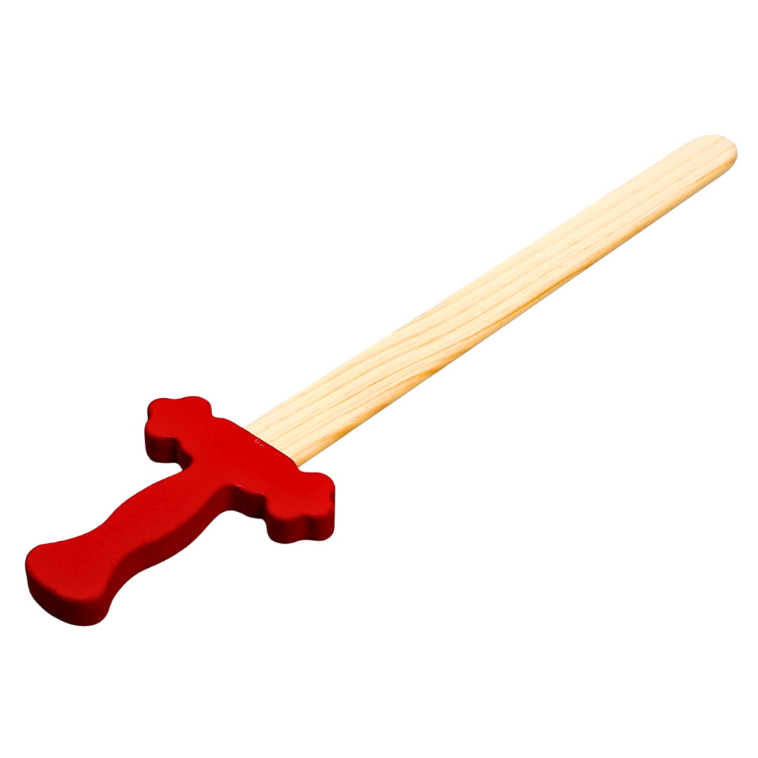 Wooden Sword for Kids Set of 1 | Safe & Durable Role-Play Toy