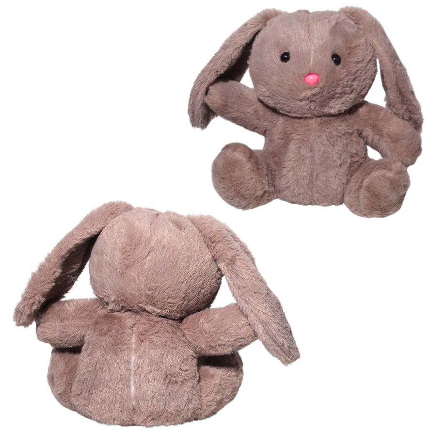 Breathing Rabbit with Big Ears - Glowing Music for Baby Sensory Sleep Lights Rhythmic Soft Kids Toy