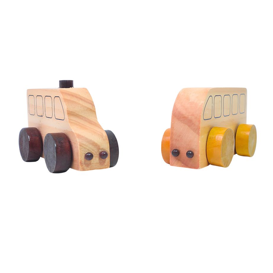 Mini Wooden Vehicles-1(Random Design will be send)