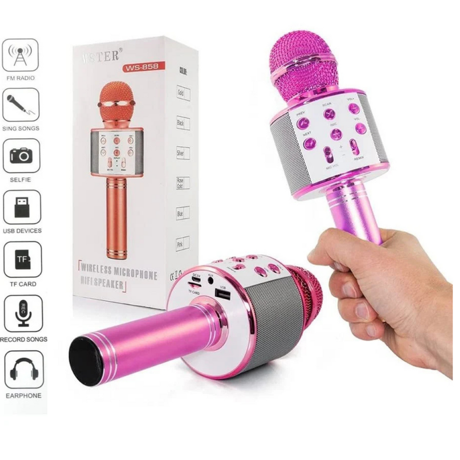 Bluetooth Wireless Microphone for Karaoke – Perfect Gift for Kids | KidsBestie