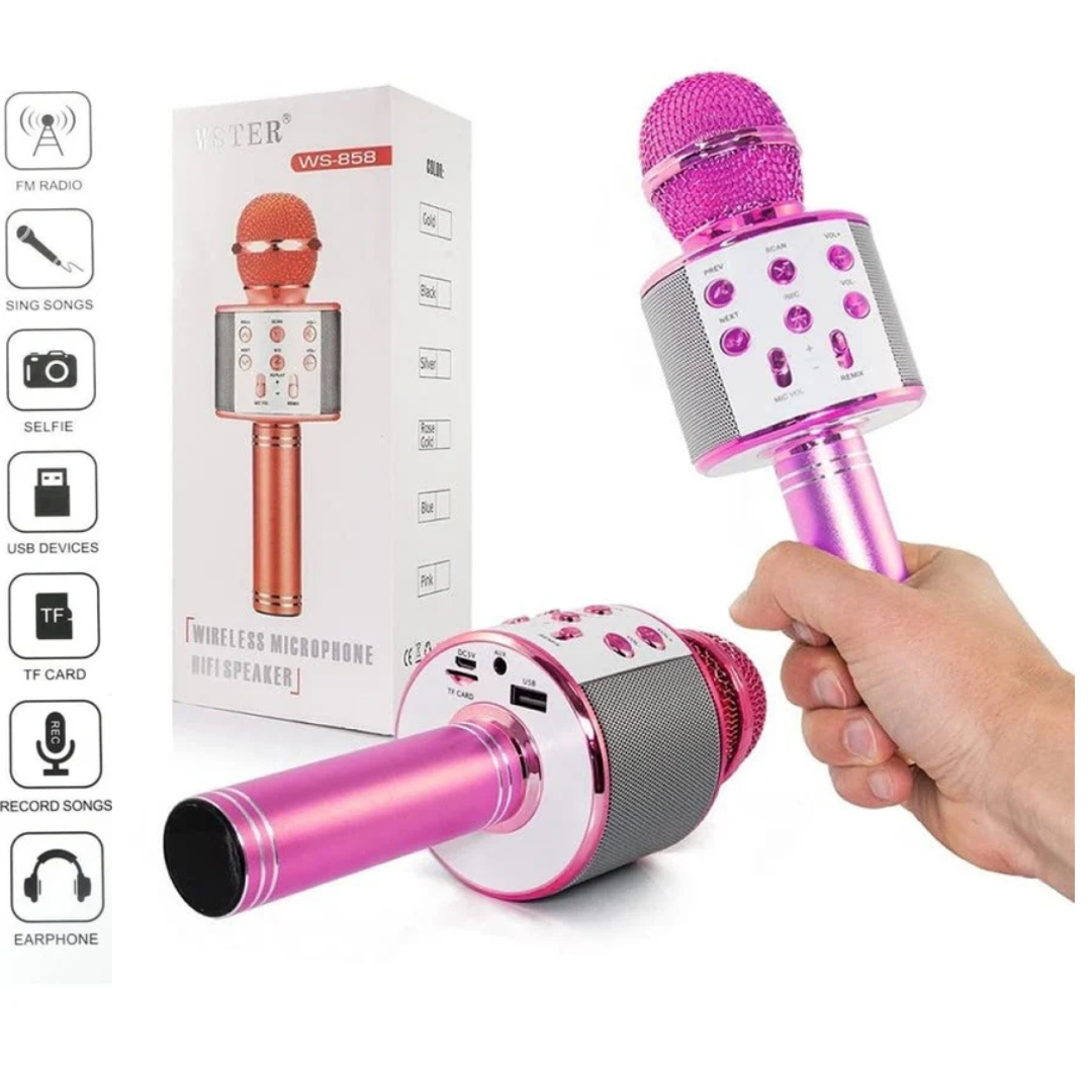 Bluetooth Wireless Microphone for Karaoke – Perfect Gift for Kids | KidsBestie