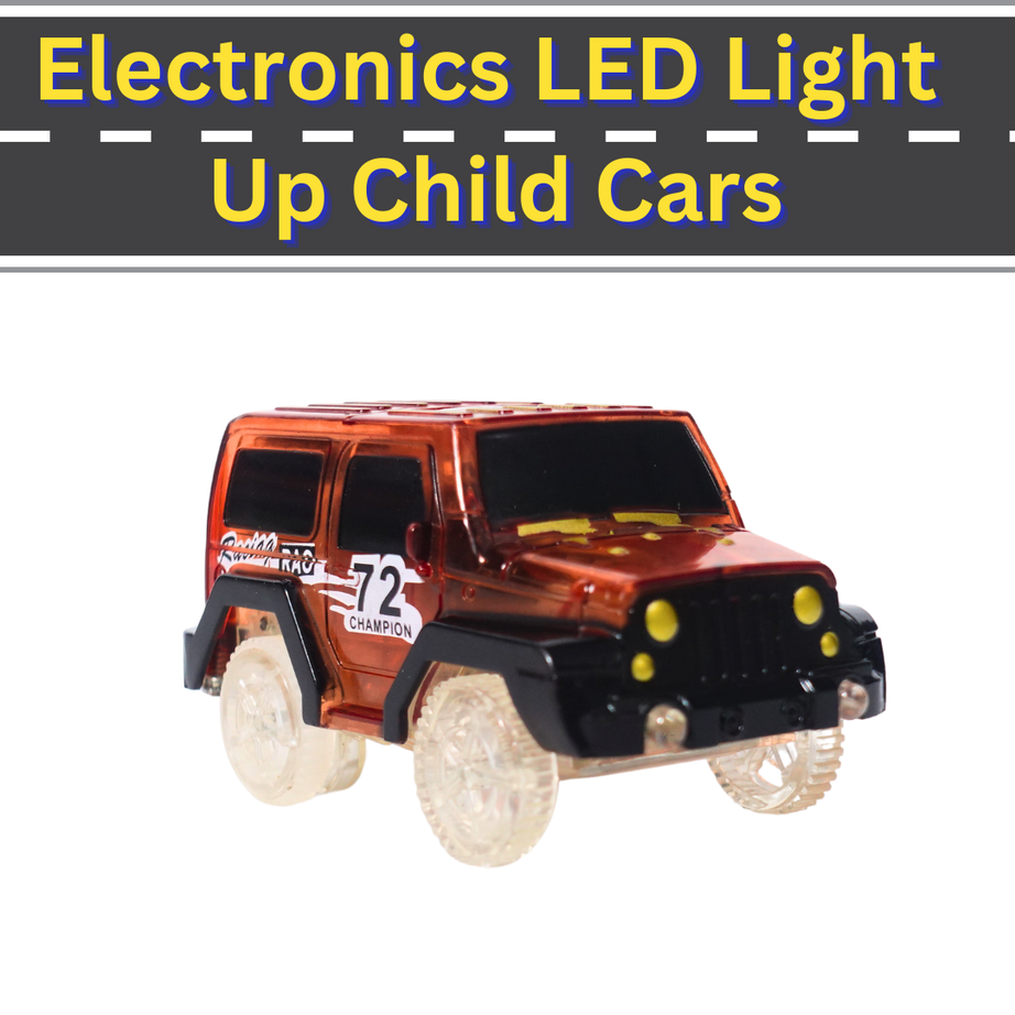 LED Light Up Child Toy Jeep