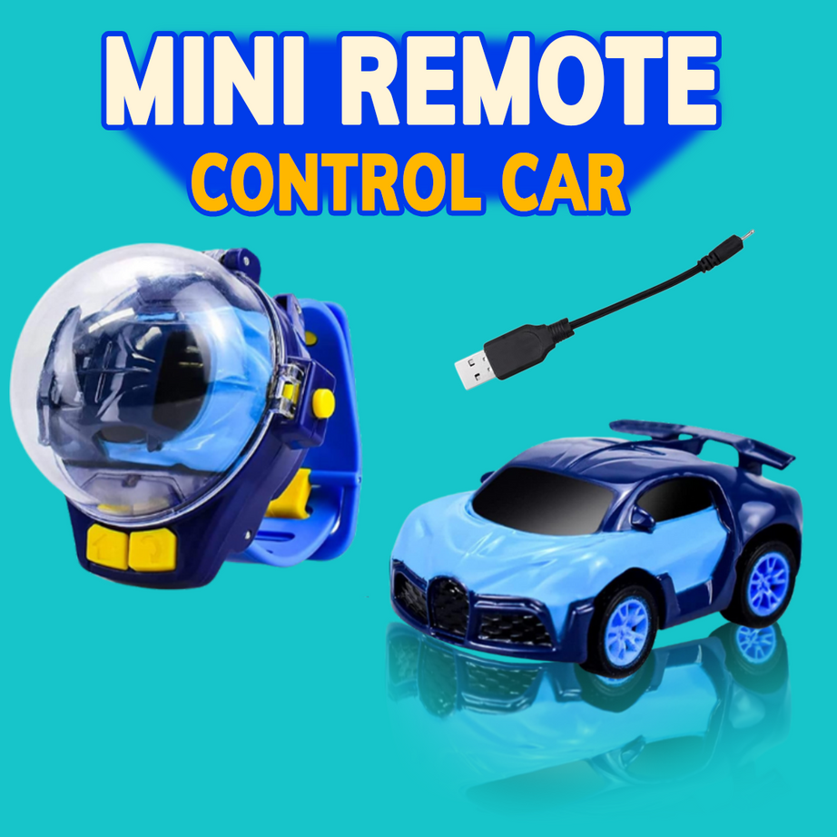 RC Watch Mini Car Wrist Watch Rechargeable- 1 Car 1 Watch Case  (Random Metal Car)