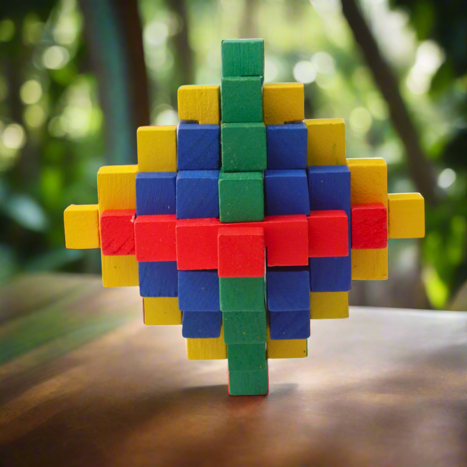 Wooden Multi-colour Puzzle