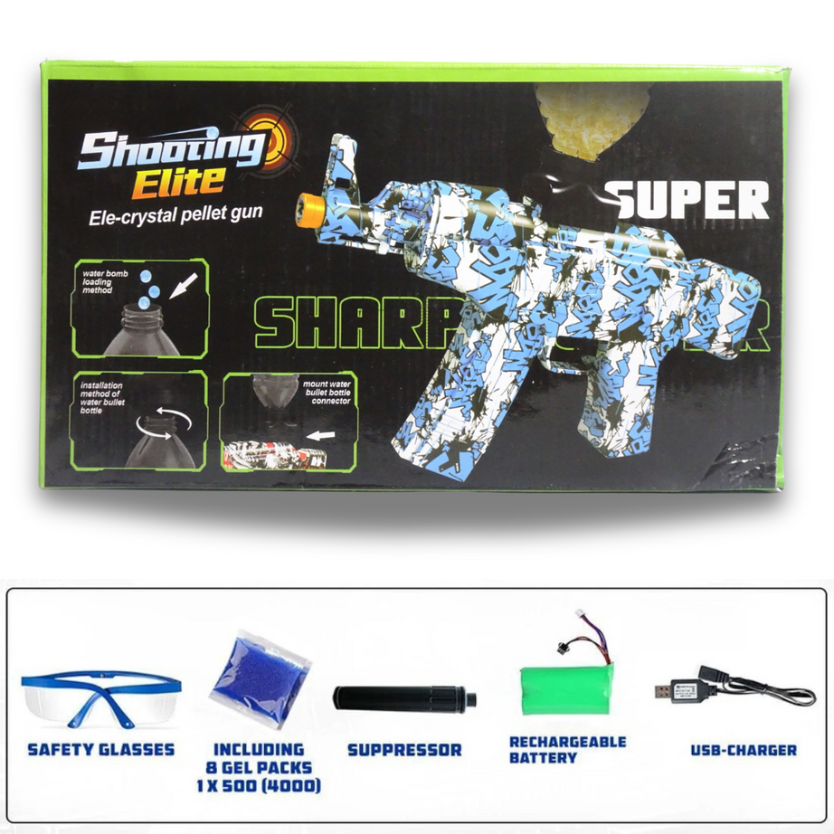 Shooting Elite ELE-Crystal Pellet Gun | KidsBestie | Gel Blaster