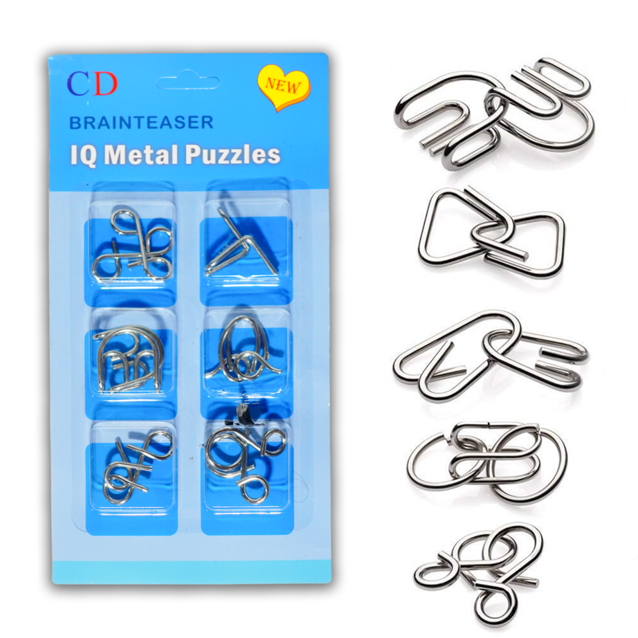 IQ Metal Puzzle Brainteaser – Twist, Think & Solve