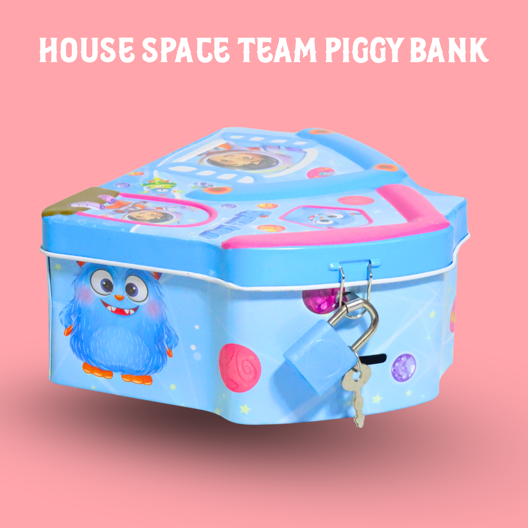 House Shape Piggy Bank for Kids(Random colours)