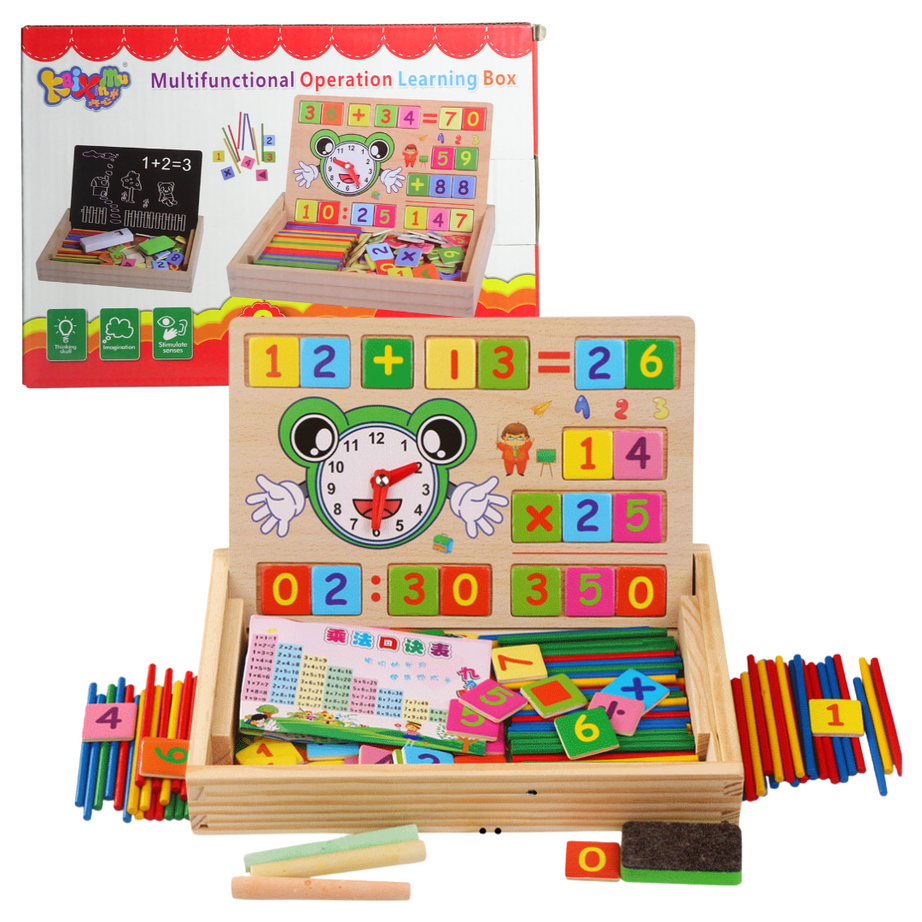 Multifunctional Operation Learning Box – Montessori Toy | KidsBestie