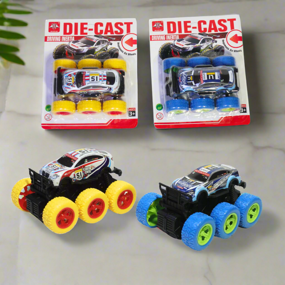 DIE-CAST Driving Inertia Car for Kids-1 (Random colour will be sent)