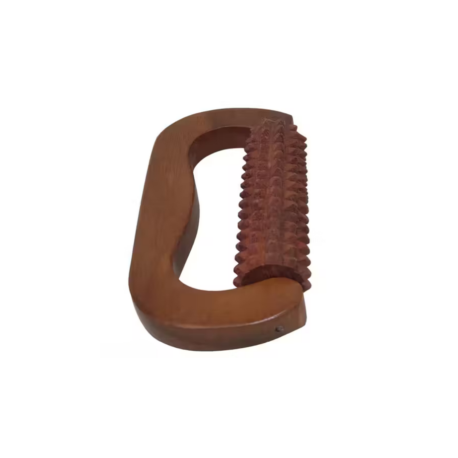 Pain Relief D-Shaped Wooden Massager