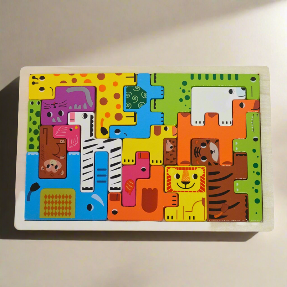 Wooden Animals Puzzle for Kids