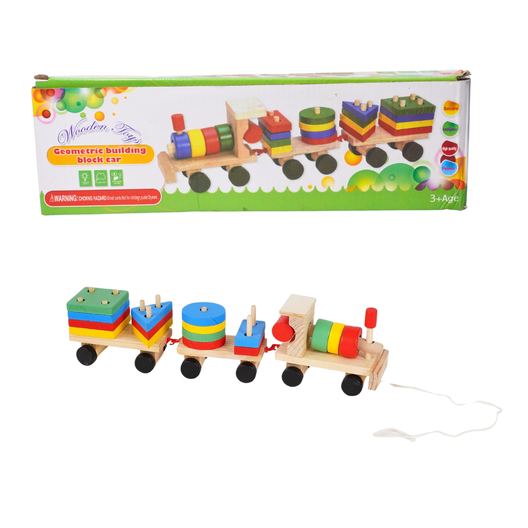 Geometric Building Block Car – Creative Learning Toy | KidsBestie