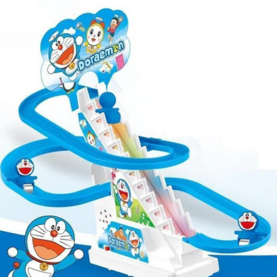 Slide Toy Set – Funny Automatic Stair-Climbing Race Track Set | KidsBestie