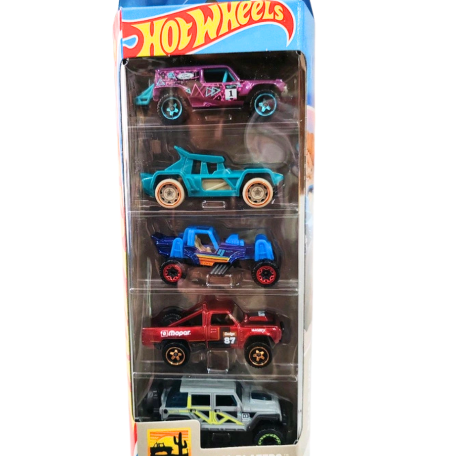 Hot Wheels 5-in-1 Pack Combo (Set of 3) – Total 15 Cars | Original & Premium Collections