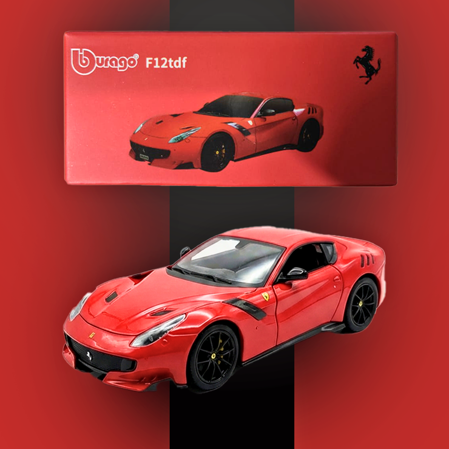 Bburago Official Licensed Ferrari F12tdf 1:64 Scale