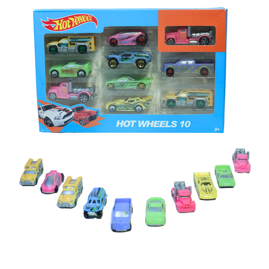 Hot Wheel Colour Shifters Magic Car for Kids-Pack of 10